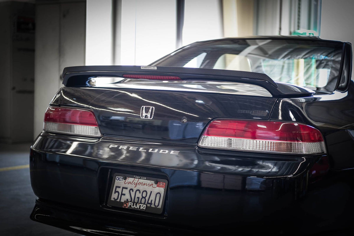 Password:JDM Dry Carbon Fiber Gurney Flap 97-01 Prelude