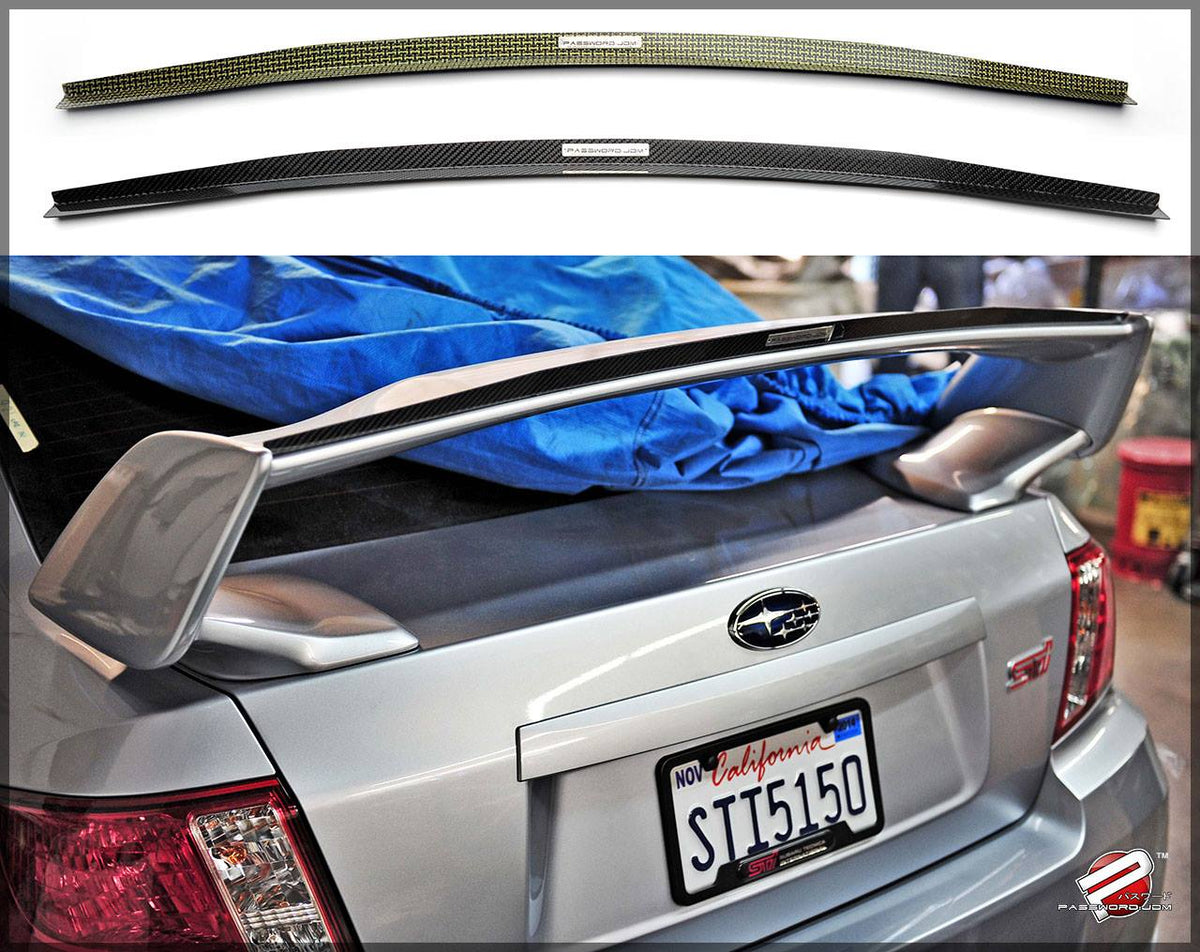 WRX　カイ Carbon Fiber Gurney Flap WRX Sti | Subaru 11+ | Tecncoraft