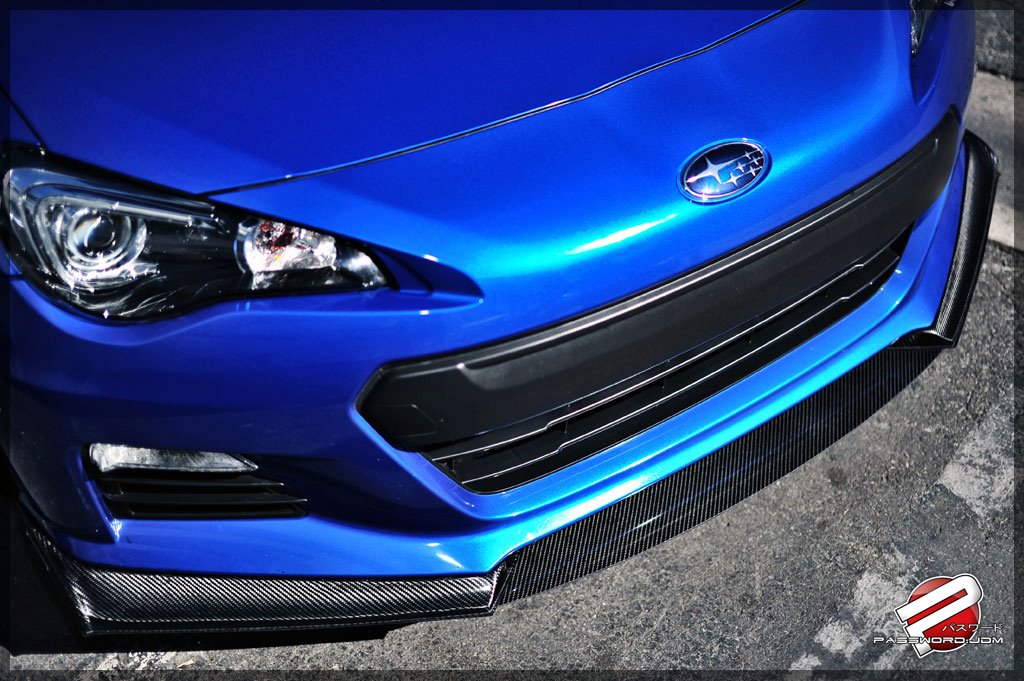 Password:JDM Dry Carbon 2pc Front Splitter 2013-2020 Subaru BRZ