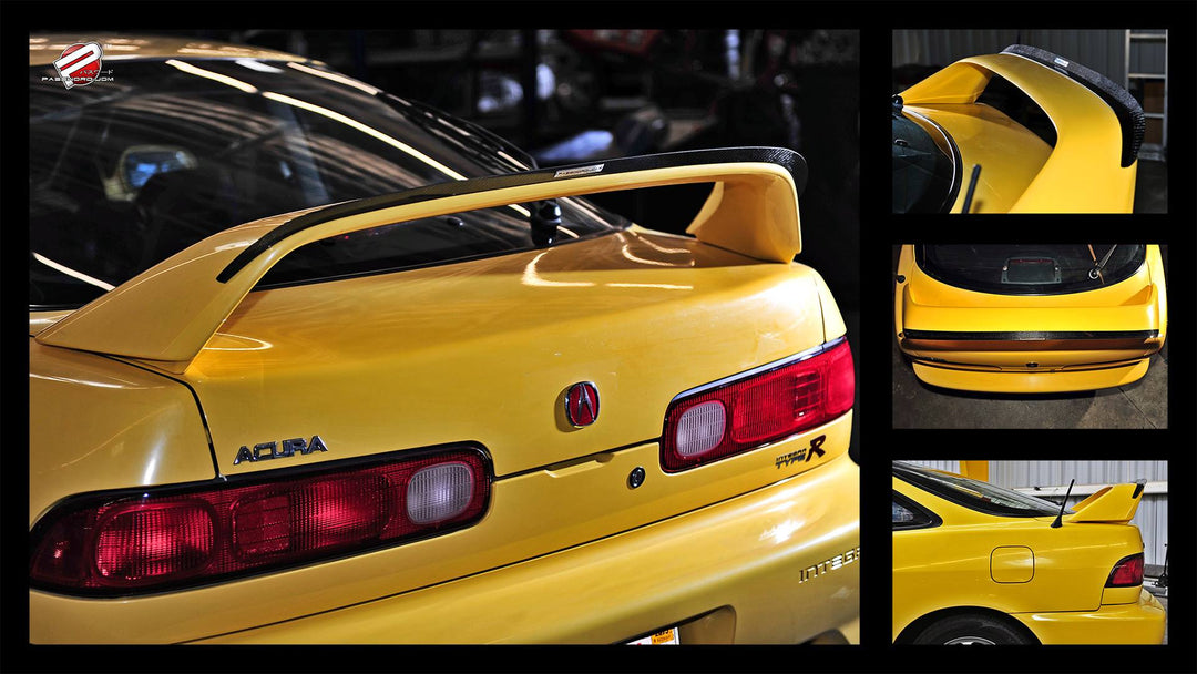 Password:JDM Dry Carbon Fiber Gurney Flap 94-01 Integra Type-R 2DR