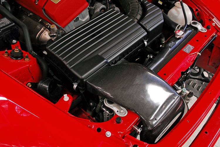 Password:JDM Dry Carbon Fiber Ram Air Scoop/Snorkel for OEM Airbox