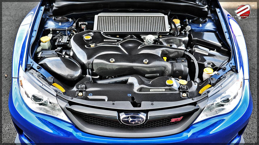 Password:JDM Dry Carbon Fiber Engine Cover 08-14 Subaru WRX STi