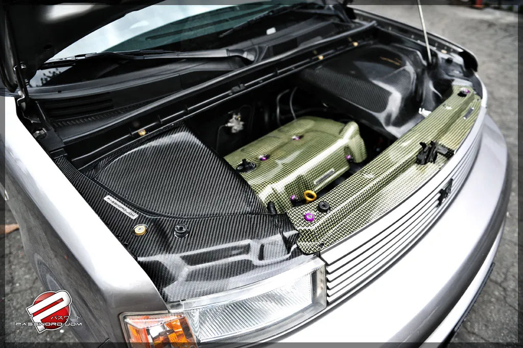 Password:JDM Dry Carbon Kevlar Engine Cover 04-07 Scion xB