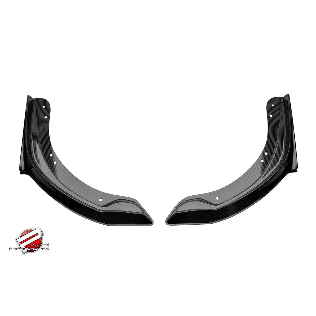 Password:JDM Dry Carbon 2pc Front Splitter 08-14 Subaru WRX STi