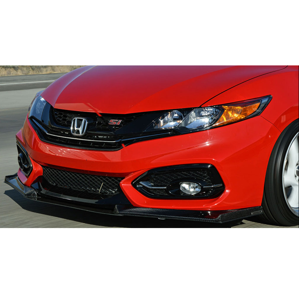 Password:JDM Dry Carbon 2pc Front Splitter 14-15 Honda Civic Si