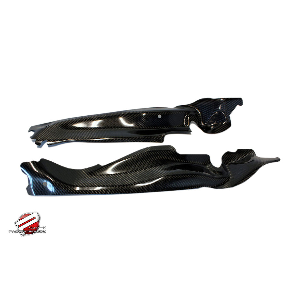 Password:JDM Dry Carbon Fiber Engine Frame Shield (Pair) 2015-2021 Password:JDM Dry Carbon Fiber Engine Frame Shield (Pair) 2015-2021