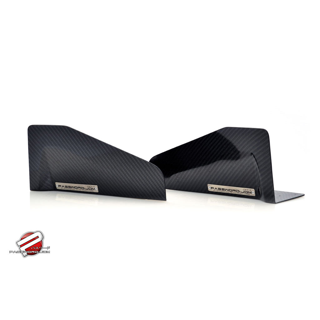 Password:JDM Dry Carbon Fiber Universal Winglets (Large