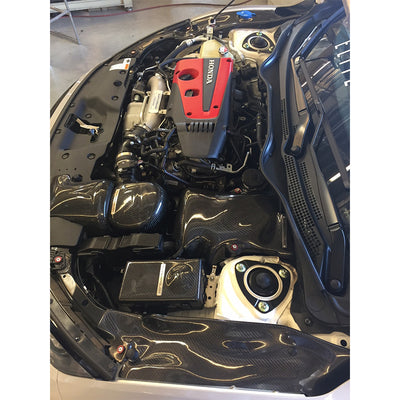PasswordJDM Dry Carbon Kevlar Engine Frame Shield 12-15 Honda Civic Si 4Dr Sedan