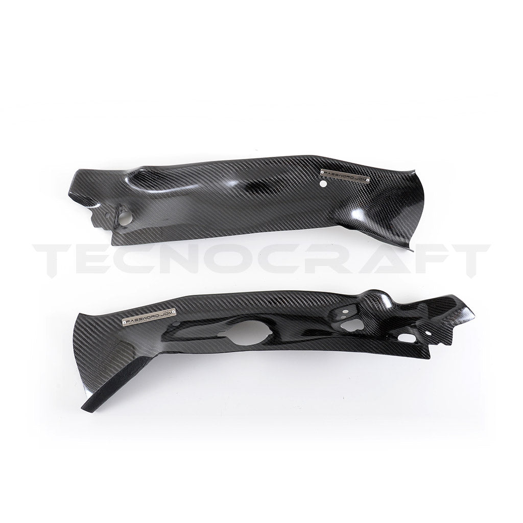 【CHILL】 フルフェイス type-R Password:JDM Dry Carbon Fiber Engine Frame Shield 16-21 Honda